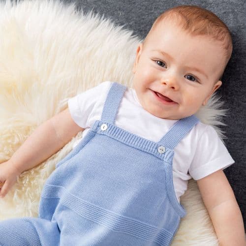 A3006B Knitted Dungaree