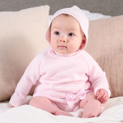 A3450P Satin Bow 3 piece Set