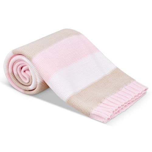 A3893P Neopolitan Baby Shawl