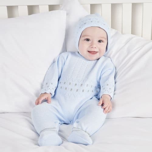 A3974 Zig Zag Onesie and Hat Set