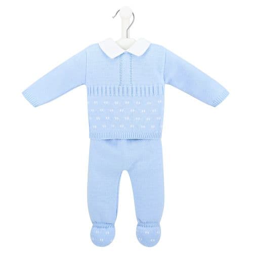 A4092 Boys knitted 2 piece set
