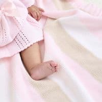 A4097 Satin Bow knitted baby dress