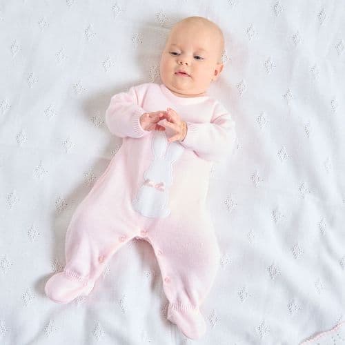 A4423P New Bunny Knitted Onesie