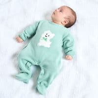 A4958R Scotty Dog Knitted Onesie