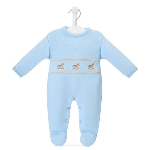 A4977B Rocking Horse Knitted Onesie