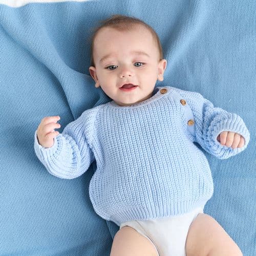 A5395B Ribbed Knitted Jumper