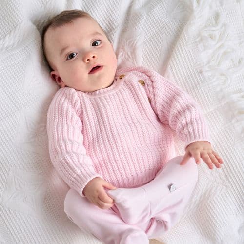 A5395P Ribbed Knitted Jumper