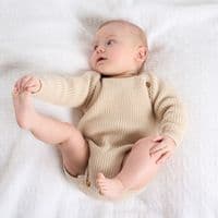 A5405R Long Sleeve Knitted Romper