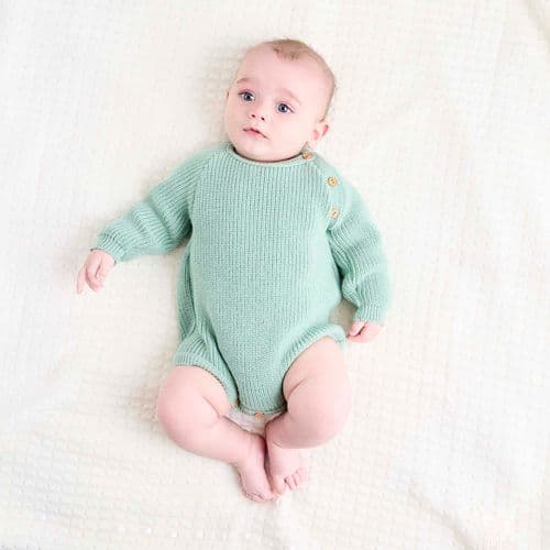 A5405SG Long Sleeve Knitted Romper