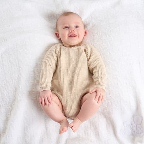 A5405T Long Sleeve Knitted Romper