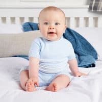 A5489T Boys knitted Top & Shorts