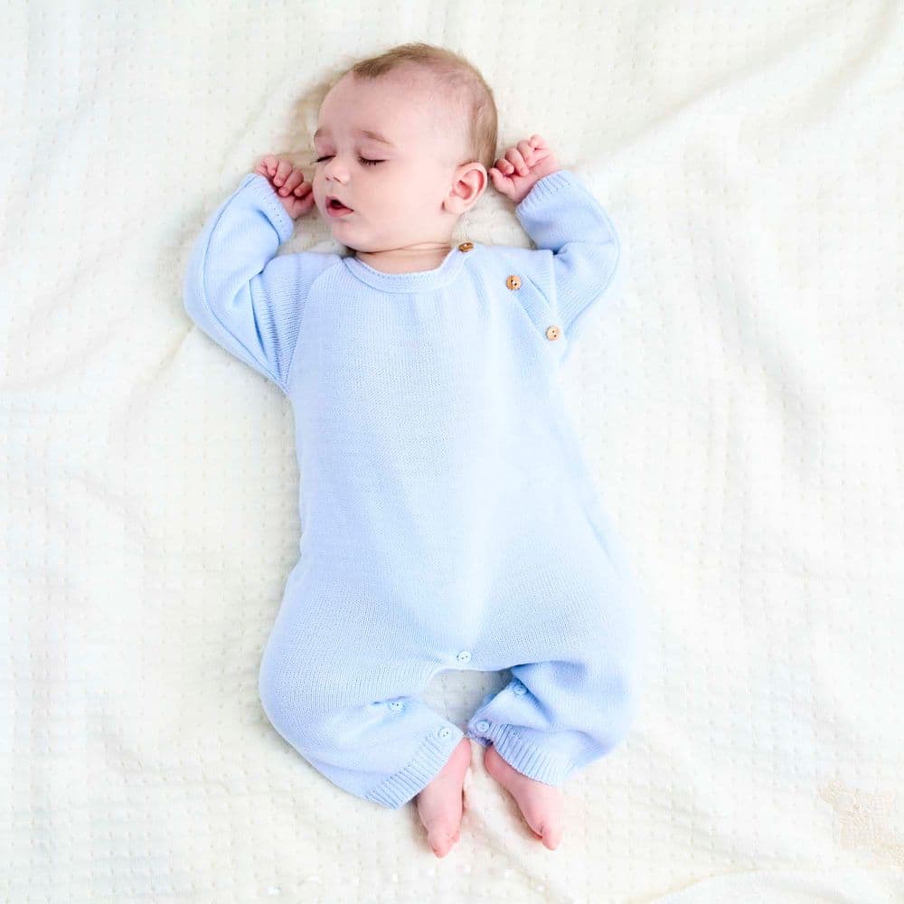 A5571B Plain Knitted Coverall