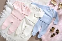 A5572 BLUE Plain Top & Leggings