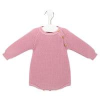 A5778W Ruffle Leg  Knitted Romper