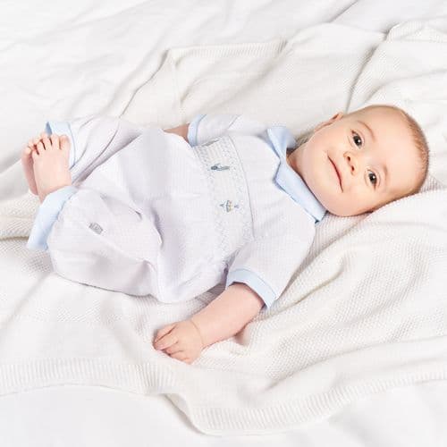 AV6104 Smocked Pique Toys Romper