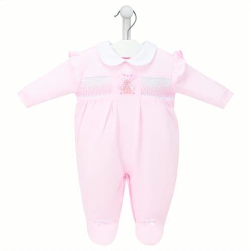AV6144 Windmill Smocked Sleepsuit