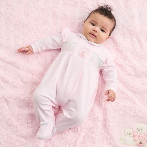 AV6144 Windmill Smocked Sleepsuit