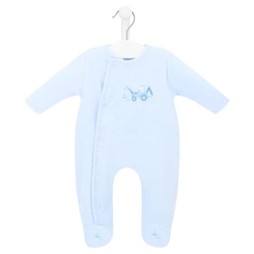 AV6152 Digger & Cones velour sleepsuit