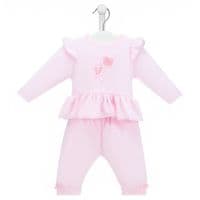 AV6154 Teddy Love Velour Sleepsuit