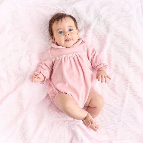 AV6178RP Lace trim romper