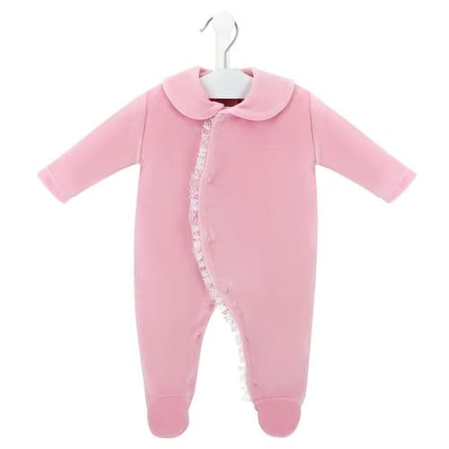AV6179RP  Lace collar Sleepsuit