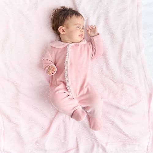 AV6179RP Lace collar Sleepsuit
