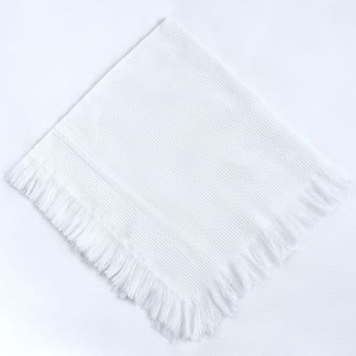 B103 Baby Shawls White
