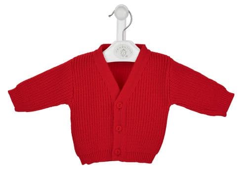 B108R - Ribbed Knitted baby cardigans