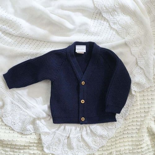 B208N Raglan sleeve cardigan