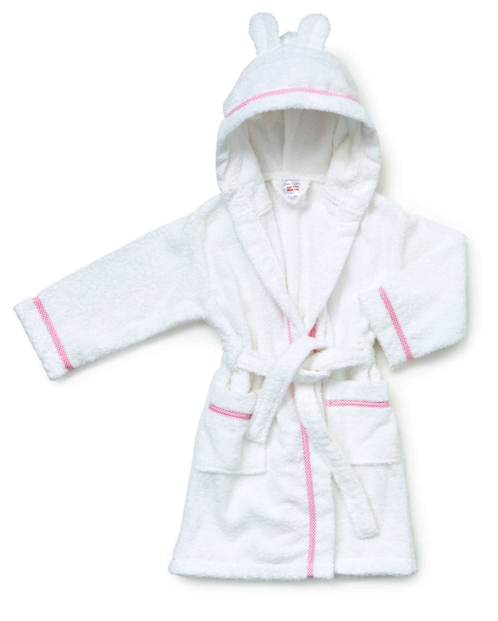 BR1P Hooded towelling baby robes