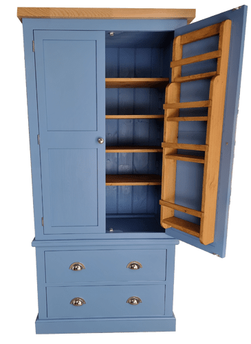 36 inch Corsair Larder Pantry Cupboard With Oak Top