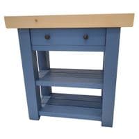 Port Isaac Butcher’s Block with Drawers - Solid Wood Kitchen Island