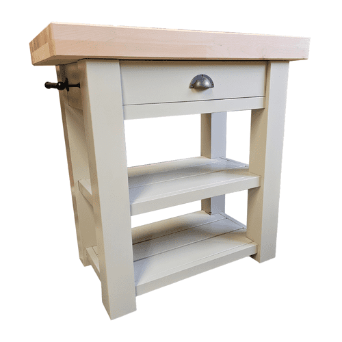 36 Inch Port Isaac Butchers Block Kitchen Island with Drawer
