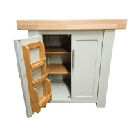 48 Inch Corsair Butchers Block Kitchen Island oak top with full cupboard