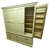 Bounty Larder Unit - Handmade Solid Wood Freestanding Pantry