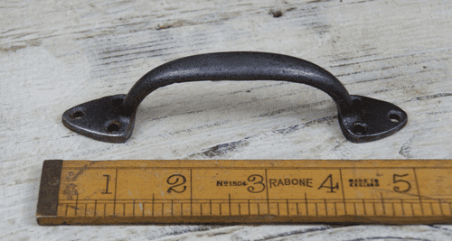 CAST IRON ALMA ANTIQUE SPEARHEAD PULL HANDLE 5″ / 125MM
