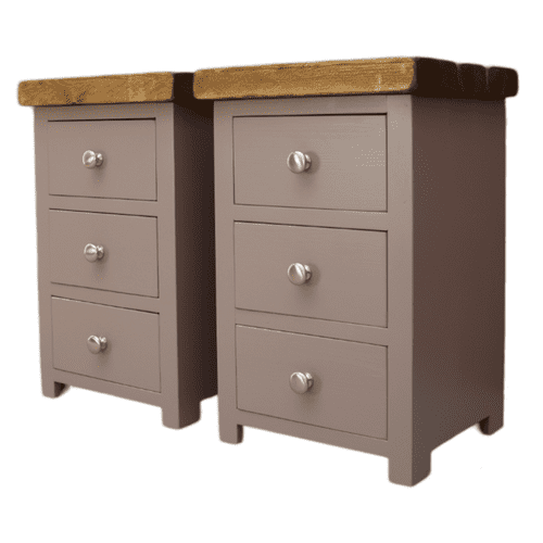 Galleon Bedside Table 3 Drawer