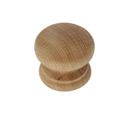 SOLID OAK KNOB 34MM HAFELE
