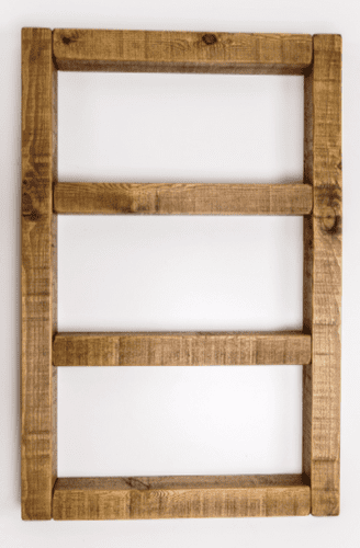 Tortuga Rustic Wooden Ladder Shelf