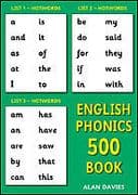S-64 English Phonics 500 Book (Read and spell the 500 English Basewords)