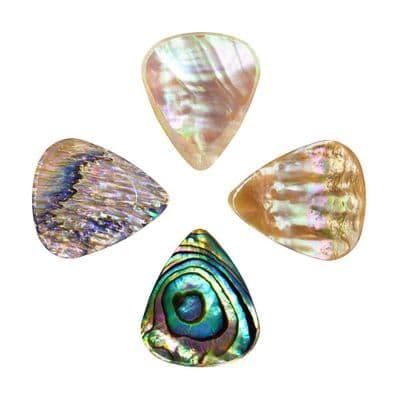 Abalone Tones Mixed Pack of 4 Guitar Picks