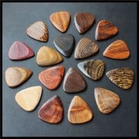 Exotic Timber Custom Guitar Pick - You can add Personalisation - 18 Timber Options