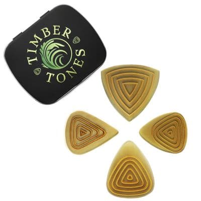 Flexi Tones Grip Mixed Tin of 4 Guitar Picks