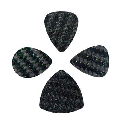Glitter Tones Mixed Pack of 4 Guitar Picks