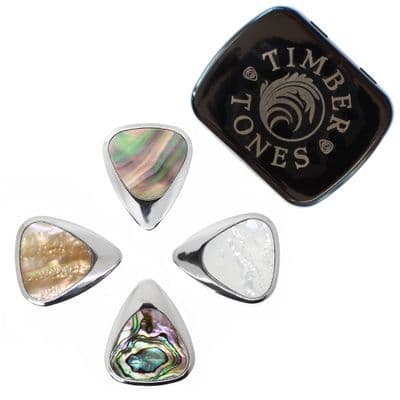 Inlay Tones Mixed Tin of 4 Guitar Picks