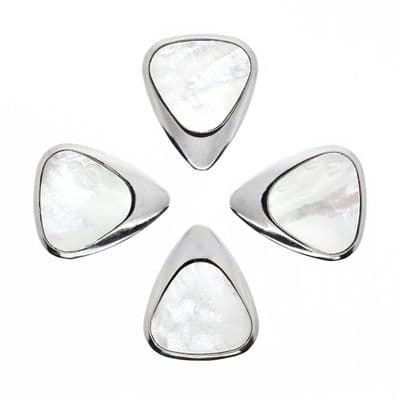 Inlay Tones White Mother of Pearl 4 Guitar Picks