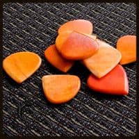 Jazzy Tones - Orange Bone - 1 Guitar Pick | Timber Tones