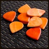 Jazzy Tones - Orange Bone - 1 Guitar Pick | Timber Tones