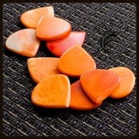 Jazzy Tones - Orange Bone - 1 Guitar Pick | Timber Tones