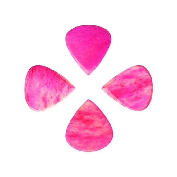 Jazzy Tones - Pink Bone - 4 Guitar Picks | Timber Tones